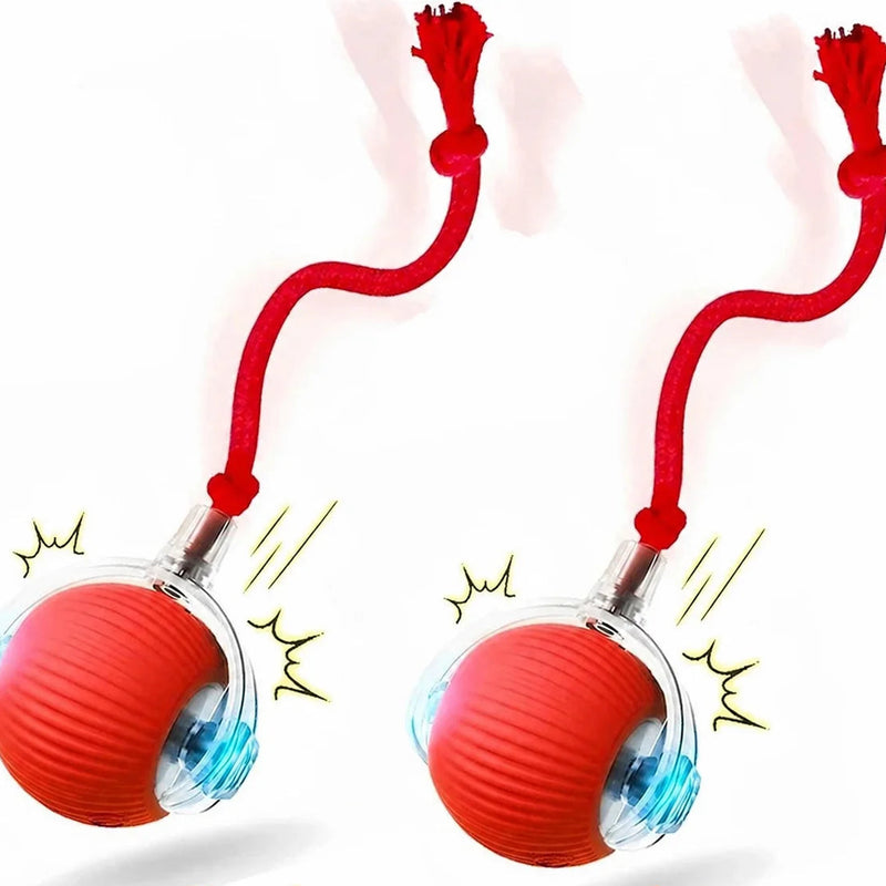 Bola inteligente automática recarregável para cães, brinquedo interativo com movimento automático que estimula exercícios e brincadeiras