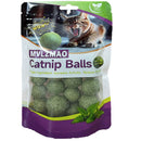 Bola de catnip comestível para gatos, brinquedo interativo para mastigar, brincar e estimular os instintos naturais do felino.