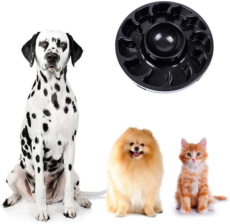 Comedouro Slow Feeder para cães com design antigula, base antiderrapante e material resistente, ideal para alimentação lenta e saudável.