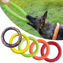 Disco voador interativo para cães em EVA, brinquedo flutuante para arremesso, busca, treinamento e brincadeiras ao ar livre.