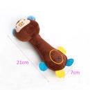 Brinquedo de Pelúcia com Apito para Cães – Mordedor em Formato de Animal para Filhotes e Cães Pequenos