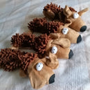 Brinquedo de Pelúcia com Apito para Cães – Mordedor em Formato de Animal para Filhotes e Cães Pequenos