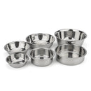 Comedouro de Aço Inox para Cães e Gatos – Tigela Resistente para Água e Ração