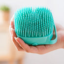 Escova de Banho de Silicone para Cães e Gatos – Massageador com Dispenser para Shampoo e Remoção de Pelos