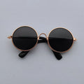 Óculos estilosos de Sol Vintage Redondos para Cachorro e Gato | Lentes Refletivas para Fotos e Passeios