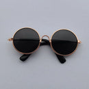 Óculos estilosos de Sol Vintage Redondos para Cachorro e Gato | Lentes Refletivas para Fotos e Passeios