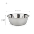 Comedouro de Aço Inox para Cães e Gatos – Tigela Resistente para Água e Ração