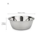 Comedouro de Aço Inox para Cães e Gatos – Tigela Resistente para Água e Ração