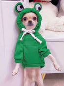 Suéter de Sapinho para Cães Pequenos e Médios | Moletom Pet com Capuz Confortável e Estiloso