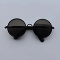 Óculos estilosos de Sol Vintage Redondos para Cachorro e Gato | Lentes Refletivas para Fotos e Passeios