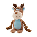 Brinquedo Mordedor de Pelúcia para Cães – Osso Interativo com Som Resistente para Filhotes e Pets Pequenos