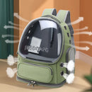 Mochila de Transporte Transparente para Cães e Gatos – Bolsa Respirável para Viagens e Passeios