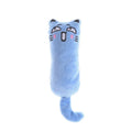 Brinquedo de Pelúcia com Catnip para Gatos – Almofada Interativa com Som para Morder e Brincar