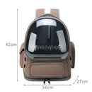 Mochila de Transporte Transparente para Cães e Gatos – Bolsa Respirável para Viagens e Passeios