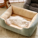 Cama de Gato e Cães Pequenos para o Inverno - Cama Almofadada e Aconchegante Pet