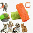 Escova Removedora de Pelos para Cães e Gatos – Escova de Silicone para Limpeza de Pelagem e Remoção de Pelos Soltos