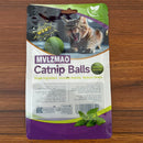 Bola de Catnip Comestível para Gatos – Brinquedo Interativo para Mastigar, Brincar e Estimular a Higiene Bucal