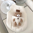 Colete para Cachorro e Gato com Estampa Cartoon – Roupa de Inverno para Cães Pequenos