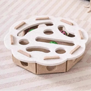 Brinquedo Interativo de Feltro para Gatos – Caixa Puzzle com Bolinha para Estimular a Caça e o Exercício