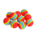 Bola Interativa Colorida em EVA para Cães e Gatos – Brinquedo Leve com Chocalho para Diversão e Exercícios