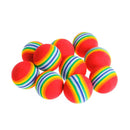 Bola Interativa Colorida em EVA para Cães e Gatos – Brinquedo Leve com Chocalho para Diversão e Exercícios