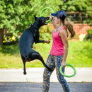 Disco Voador para Cães em EVA – Brinquedo Interativo Flutuante para Treino, Busca e Mordida