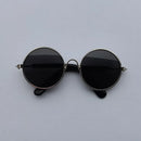 Óculos estilosos de Sol Vintage Redondos para Cachorro e Gato | Lentes Refletivas para Fotos e Passeios
