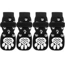 Kit com 4 Meias Antiderrapantes para Cães – Protetor de Patas com Ajuste em Velcro para Pets Pequenos