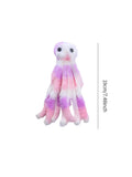 Brinquedo de Pelúcia Polvo para Gatos – Brinquedo Interativo Resistente para Morder e Brincar