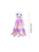 Brinquedo de Pelúcia Polvo para Gatos – Brinquedo Interativo Resistente para Morder e Brincar