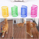 Kit com 4, 20, 50, 100 ou 200 Molas Interativas para Gatos – Brinquedo Espiral Colorido para Caça e Diversão