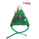 Fantasia de Natal para Cachorro e Gato | Kit Gorro de Papai Noel ou Rena com Bandana Natalina para Pets