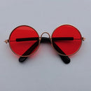 Óculos estilosos de Sol Vintage Redondos para Cachorro e Gato | Lentes Refletivas para Fotos e Passeios
