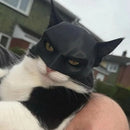 Máscara de Morcego para Gato e Cachorro | Fantasia de Halloween 3D Inspirada em Super-Herói para Pets