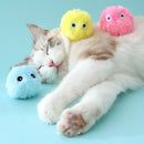 Bola Interativa Elétrica para Gatos com Catnip – Brinquedo Inteligente com Som e Movimento para Filhotes