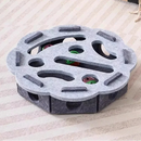 Brinquedo Interativo de Feltro para Gatos – Caixa Puzzle com Bolinha para Estimular a Caça e o Exercício