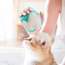 Escova de Banho de Silicone para Cães e Gatos – Massageador com Dispenser para Shampoo e Remoção de Pelos
