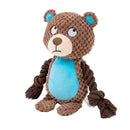 Brinquedo Mordedor de Pelúcia para Cães – Osso Interativo com Som Resistente para Filhotes e Pets Pequenos