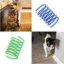 Kit com 4, 20, 50, 100 ou 200 Molas Interativas para Gatos – Brinquedo Espiral Colorido para Caça e Diversão
