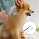 Kit 4 Tesouras para Tosa de Cães e Gatos – Aço Inox com Pontas Arredondadas para Corte Preciso