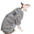 Casaco de Inverno para Gatos Sphynx – Pelúcia Dupla Face, Quente e Macia