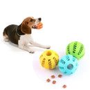 Bola Interativa para Cães e Gatos com Dispenser de Petiscos – Brinquedo Mordedor para Limpeza dos Dentes