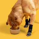 Kit com 4 Meias Antiderrapantes para Cães – Protetor de Patas com Ajuste em Velcro para Pets Pequenos