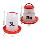 Comedouro e Bebedouro Automático para Galinhas 3kg + 3L | Alimentação e Água Sempre Disponíveis