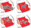 Capa Protetora Impermeável para Banco de Carro com Transporte para Cães | Resistente e Fácil de Instalar