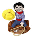 Fantasia Cowboy de Halloween para Cachorros – Jaqueta Divertida para Cães Pequenos e Grandes