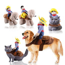 Fantasia Cowboy de Halloween para Cachorros – Jaqueta Divertida para Cães Pequenos e Grandes