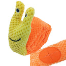 Brinquedo Interativo de Pelúcia para Cachorro - Caracol Esconde Petisco com Apito