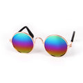 Óculos estilosos de Sol Vintage Redondos para Cachorro e Gato | Lentes Refletivas para Fotos e Passeios