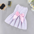 Vestido Floral Princesa para Cachorros e Gatos Pequenos | Roupa Pet Leve para Verão